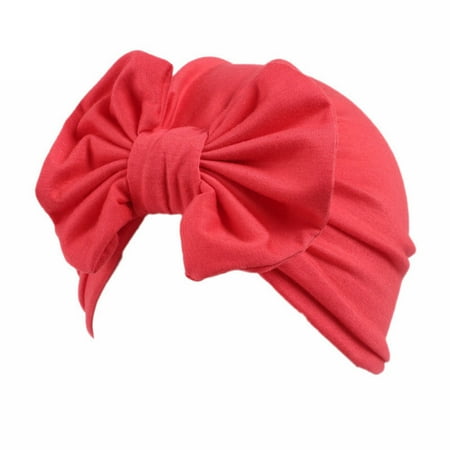 

Relanfenk Baby Hats Children Girls Boho Beanie Scarf Turban Head Wrap Cap RD Hat
