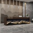 thumbnail image 1 of Counter Conference Reception Desks White Bar Podium Front Lectern Information Reception Desks Luxury Mostrador Cajero Furniture My Lux Decor Round, 1 of 6