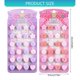thumbnail image 3 of Reusable Tiny Sticker for Phone Case Notebook Handcraft Cute Puffier Sticker for Kids, 3D Design Sticker for Boys Girls Multicolor, 3 of 5