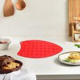 thumbnail image 6 of WEUVEB 4Pcs Heat-Resistant Ironing Pad in Red Silicone for Portable Use on Dining Tables and Ironing Boards, 6 of 8