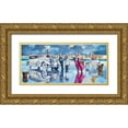 thumbnail image 1 of West, Ronald 14x9 Gold Ornate Wood Framed with Double Matting Museum Art Print Titled - Dance Me to the End of Love, 1 of 4