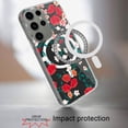 thumbnail image 3 of For Samsung Galaxy S24+ /S24 Plus Hybrid Flower Design Stylish Fashion Thick Hard MagSafe Compatible Shockproof Cover ,Xpm Phone Case [ Red Luna Roses ], 3 of 9