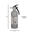 thumbnail image 4 of Kidde Fire Extinguisher 5B:C 3-1/4"Wx3-1/4"Lx11-7/10"H White 21006287MTL, 4 of 5