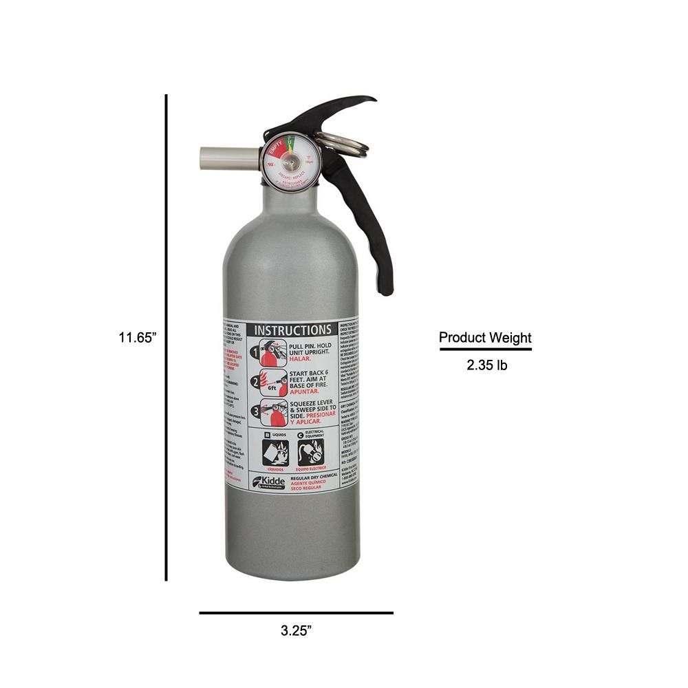 Kidde Fire Extinguisher 5B:C 2 lbs. photo 4