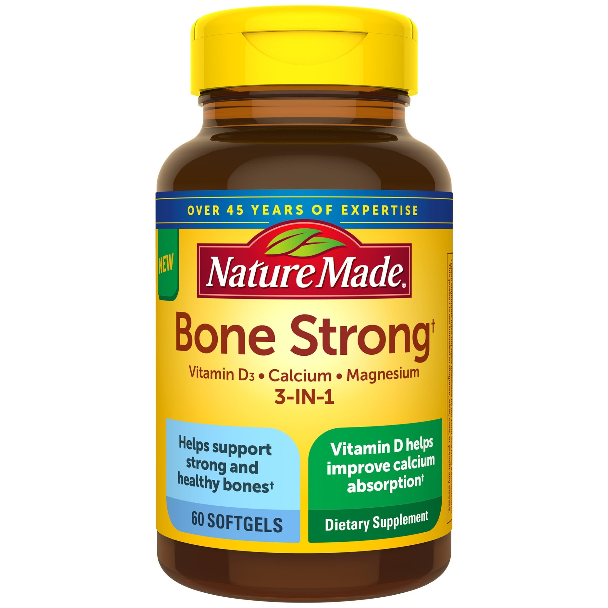Nature Made Bone Strong With Calcium 260mg Helps Support Bone Strength 