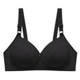 thumbnail image 2 of YUTK Womens Bras Comfortable - Woman's Lace Thin Style Ventilate Large Size Bra without Steel Rim Black 40/90, 2 of 6