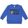 thumbnail image 2 of Inktastic Daddy's Fishing Buddy Toddler Sweatshirt, 2 of 4