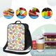 thumbnail image 4 of Fotbe Glazed Donuts Lonchera Bolsa de Almuerzo para Hombres y Mujeres, Lonchera de Gran Capacidad, Bolsa de Almuerzo Reutilizable, Bolsa Térmica Aislante, 4 of 7