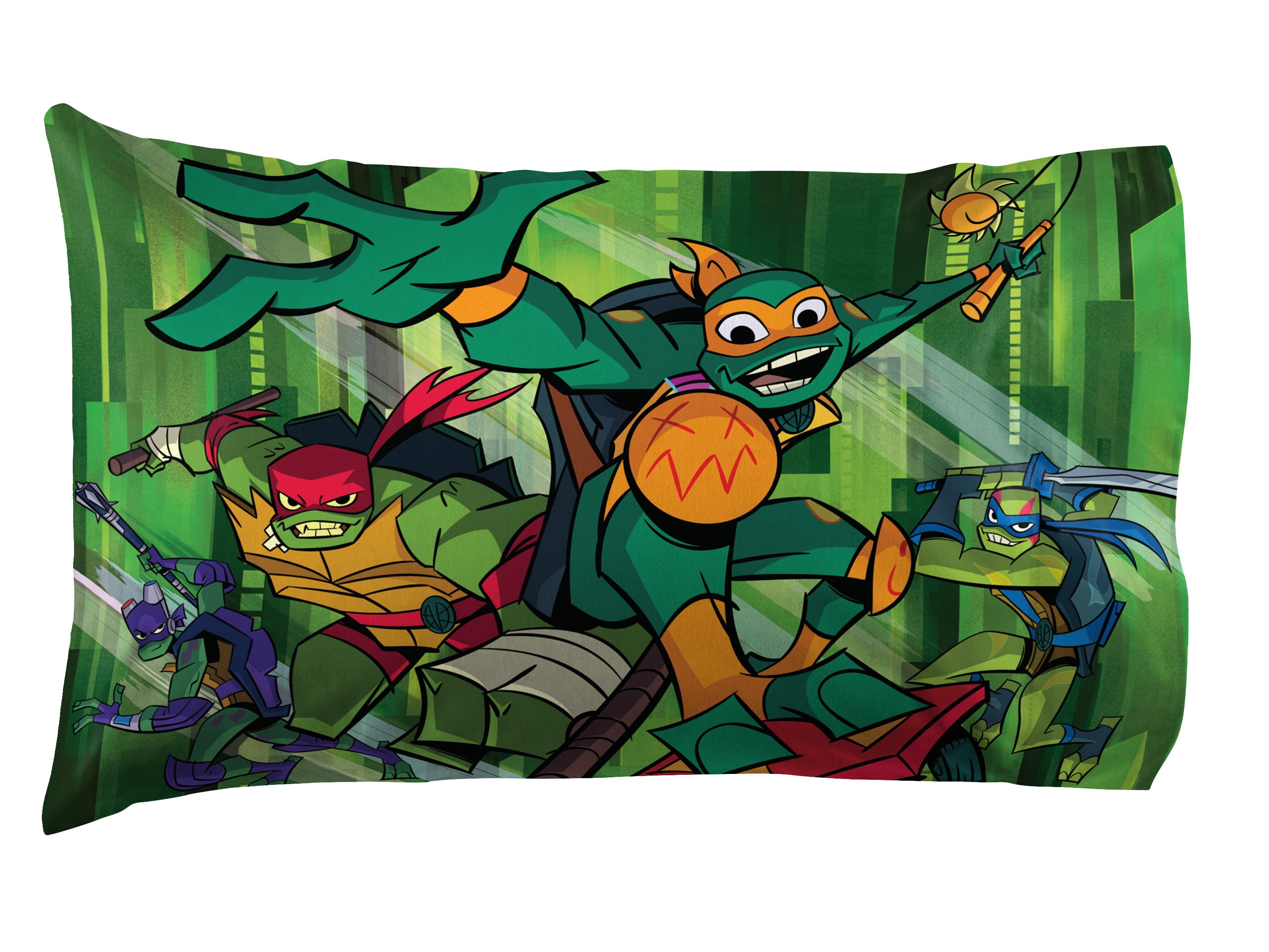 TMNT Ninja Night Kids Bed Sheet Set, Return of the Teenage Mutant Ninja Turtles