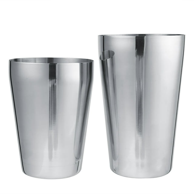 Coctelera de acero inoxidable para vino, cócteles, mezclas, bebidas, utensilios de bar (600/450 ml)