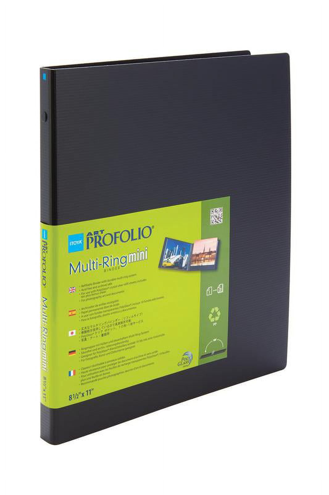 ITOYA Art Profolio Multi Ring Binder - Mini - 8.5 in x 11 in