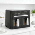 thumbnail image 4 of 12.7QT Dual Basket Air Fryer Oven, Digital Control, Clear-View Window, Versatile Air Fryer for Roasting, Baking, Reheating Healthy Meals, 4 of 5