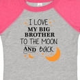 thumbnail image 4 of Inktastic I Love My Big Brother to the Moon and Back Boys or Girls Baby Bodysuit, 4 of 5