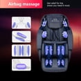 thumbnail image 4 of BestMassage Full Body Zero Gravity Electric Massage Chair,with Wireless Bluetooth Speaker,Black, 4 of 6