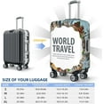 thumbnail image 5 of World Travel Luggage Cover Washable Elasticated Luggage Covers for Suitcase tsa Approved Stylish Dust and Scratch Resistant Luggage Case Protector for Kids and Adults -, 5 of 6