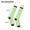 thumbnail image 2 of Sikiie Cute green monster Knee Socks, High Socks Long Stretchy Sock Women Knee High Stocking, Long Socks for Women, 2 of 6