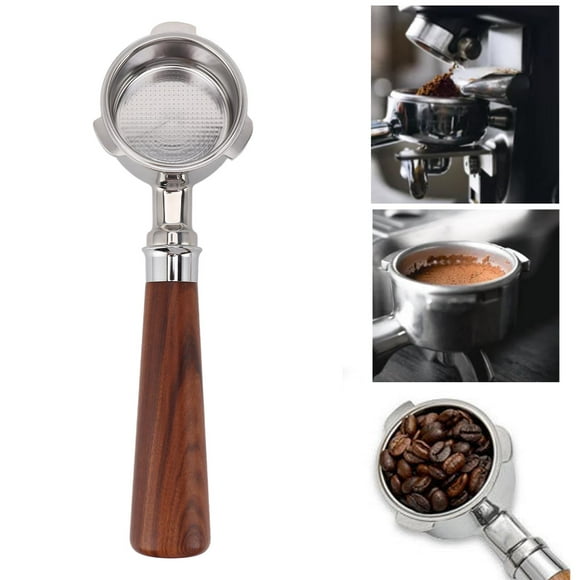 3 Ears Portafilter, Stainless Steel Bottomless Coffee Portafilter Handle For Donlim For Petrus For Bear For Yanxuan Coffee Machine, 51mm