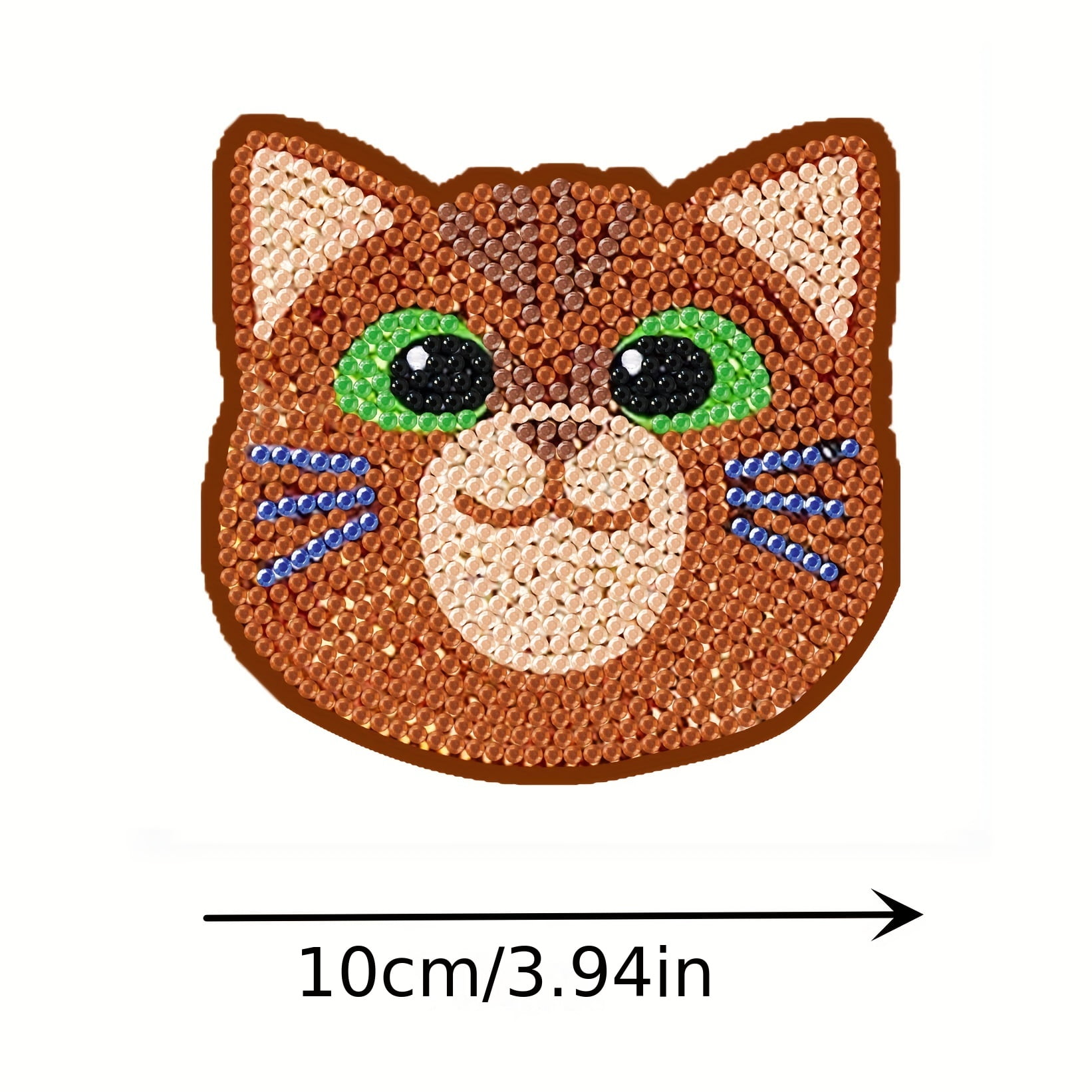 10pcs Diamond of Painting Coasters Set - Cat Theme Diamond Art Coasters Painting Kits For Kids And Adults Diamond Dots, Arts And Crafts DIY Kits Adults Beginners Supplies Gifts