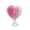 White, variant on Rose Heart-Shaped Tree Top Decoration Valentine's Day Heart-Shaped Ornament with Spring Base Artificial Roses for Home Wedding and Party Decorations