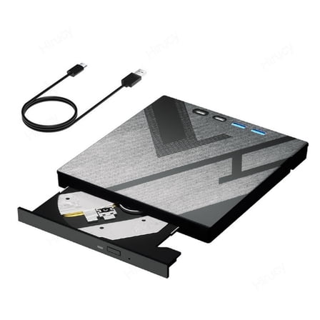 7 In 1 External Bluray Optical Drive For Laptop PC USB 3.0 Type-C BD DVD CD-RW Player Portable Burner With SD/TF Card Slot ,Fast USB 3.0