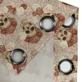 thumbnail image 4 of Ambesonne Grommet Curtain, , 50"x120", Warm Taupe Coral Ecru, 4 of 5