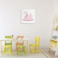 thumbnail image 3 of Stupell Industries Contemporary Pink Swan with Bow Canvas Art, 17 x 17, by Lucille Price, 3 of 7