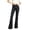 a01Black, variant on Yyeselk Women Flare Bell Jean Bottom Button Placket High Waist Jeans Vintage Stretch Wide Leg Bootcut Denim Trousers with Pockets Light Blue M