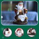 thumbnail image 3 of Adorno navideño de resina con lámpara de Papá Noel para fiesta familiar de Navidad, 3 of 10