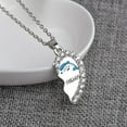 thumbnail image 6 of 2 Pcs Matching Friendship Gifts Necklaces for Women Girls Dolphin Necklace Half Heart Pendant Necklaces for Best Friends best friend Besties Necklace Connecting Necklaces, 6 of 6