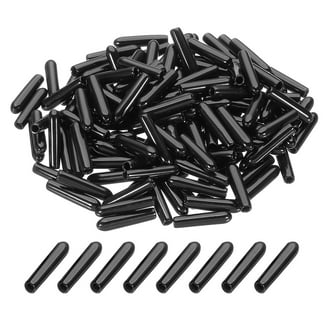 Uxcell 50pcs Rubber End Caps 8mm(5/16 Inch) ID Vinyl PVC Round Tube Bolt Cap Cover Screw Thread