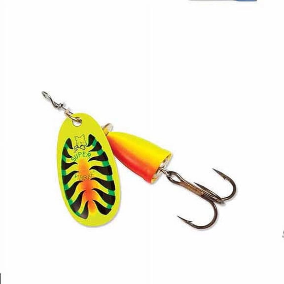 Blue Fox Classic Vibrax Size 4 3/8 oz Silver/Flo Green