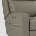 thumbnail image 5 of 86 W’’ Genuine Leather Triple Power Reclining Sofa with Adjustable Lumbar Support & Headrest, 5 of 8