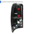 thumbnail image 4 of Spec-D Tuning Red Clear Lens Tail Lights Compatible with 2000-2006 Chevy Tahoe Suburban 1500/2500, GMC Yukon/Yukon XL, Left + Right Pair Assembly, 4 of 7