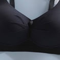 thumbnail image 4 of Hrsba Front Closure Bras for Women Solid Color Thin No Underwire Push Up Breathable Adjustable Daily Wear, 4 of 5
