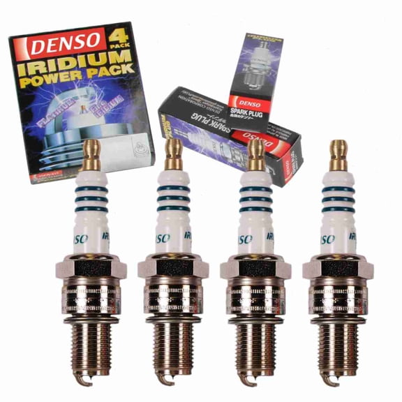 4 pc DENSO 5318 Iridium Power Spark Plugs for IW29 Ignition Wire Secondary