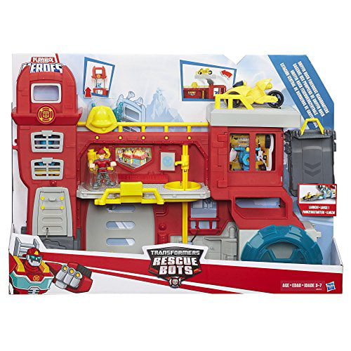 Hasbro Playskool Heroes Transformers Rescue Bots Firehouse Headquarters Part 