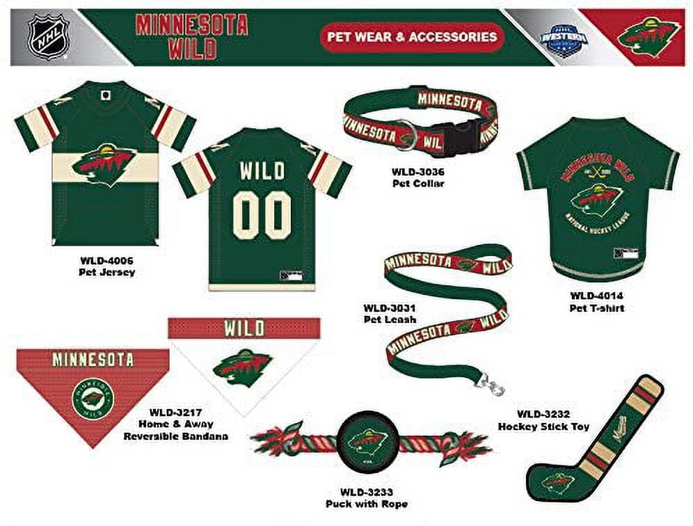 Pets First NHL Minnesota Wild Mesh Jersey for Dogs and Cats - Licensed