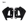 thumbnail image 3 of relayinert 2x Motorcycle Windshield Side Wind Deflector Spoiler Durable Black, 3 of 6