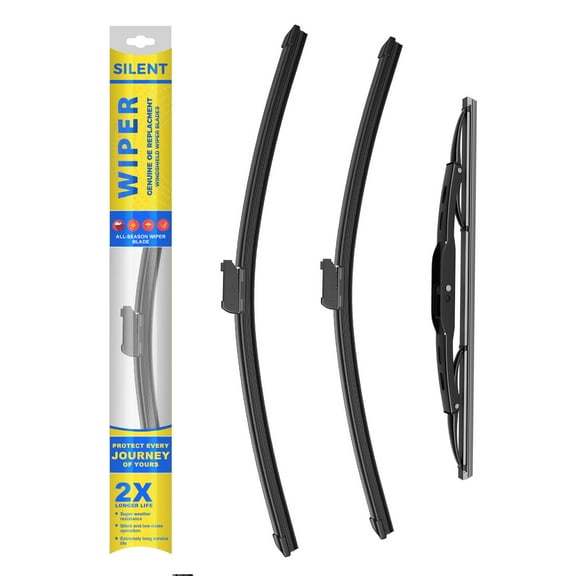 Windshield Wiper Blades Replacement for 2013-2023 Chevrolet Chevy Trax,2013-2022 Buick Encore OEM Quality Premium All-Seasons Wiper blades Set - 26"14"10"(Pack of 3)
