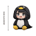 thumbnail image 2 of Gugu Gaga Plush Penguin Luxury Plush 8.66 In Super Soft & Huggable Cute Penguin Stuffed Plush Perfect Easter Gifts, 2 of 6