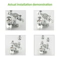 thumbnail image 3 of Aquarium Tank CO2 Splitter Regulator Distributor Fine Adjusting Valve for CO2 Regulator with 3 Way Outlets, 3 of 7