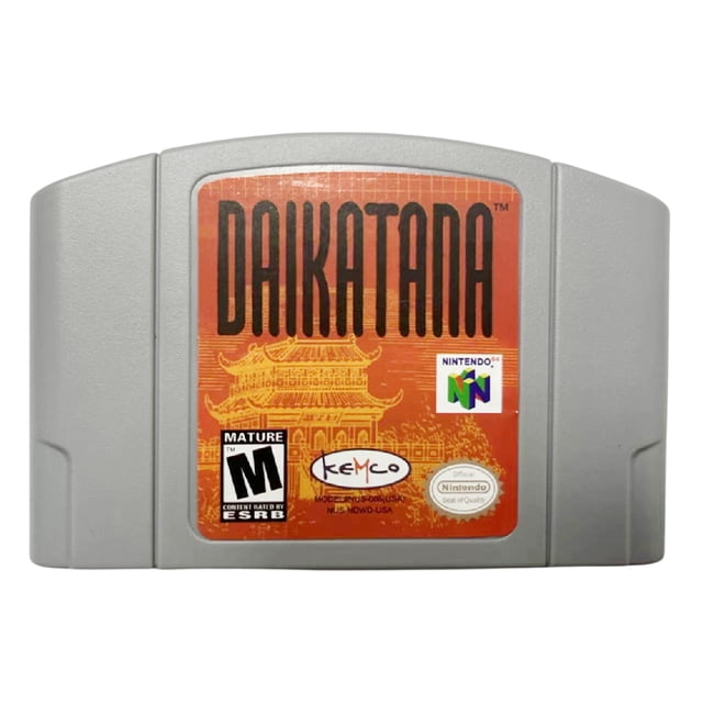 Cartucho Consola Regalos N64 Videojuego Bros para Niñas (Daikatana)
