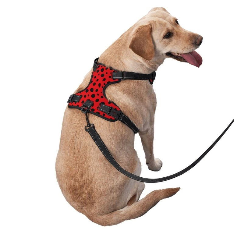 Ladybug dog harness hotsell