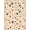 Beige Multicolor, Pattern 9, variant on ODIKA 8'x10' Washable Area Rug Print Playful Paws Footprint Motif Tossed Alfombra Para Perros for Dining Room, Large Office, Lounge, Non-Slip Chair-Friendly Mat
