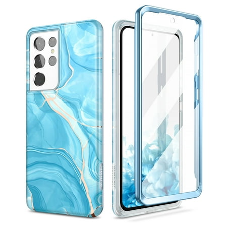 Suritch Phone Case for Samsung Galaxy S21 Ultra 6.8 inches Back Cover Full Body Protection Shockproof Bumper