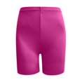 thumbnail image 5 of Blmnix Pull on Shorts Women Yoga Shorts Plus Size Flat Front Shorts High Pink Cotton Shorts for Woman,XL, 5 of 5