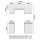 thumbnail image 3 of Cocina Integral Completa 180cm Madesa Glamy Blanco, 3 of 5
