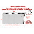 thumbnail image 3 of Golf Hitting Practice Net Nylon Mesh Strong 150 LB Tested 1-Inch Mesh Holes Multi-Sport 10ft x 20ft, 3 of 8