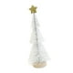 thumbnail image 5 of Mini árbol de Navidad artificial con nieve de 25 cm con base de madera, decoración navideña para mesa, fiestas, Año Nuevo y Navidad., 5 of 8