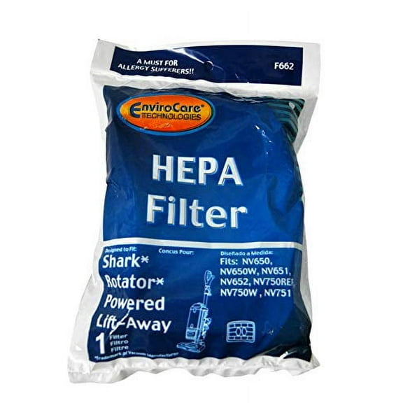 EnviroCare HEPA Filter Designed to Fit Shark Rotator Powered Lift Away F662